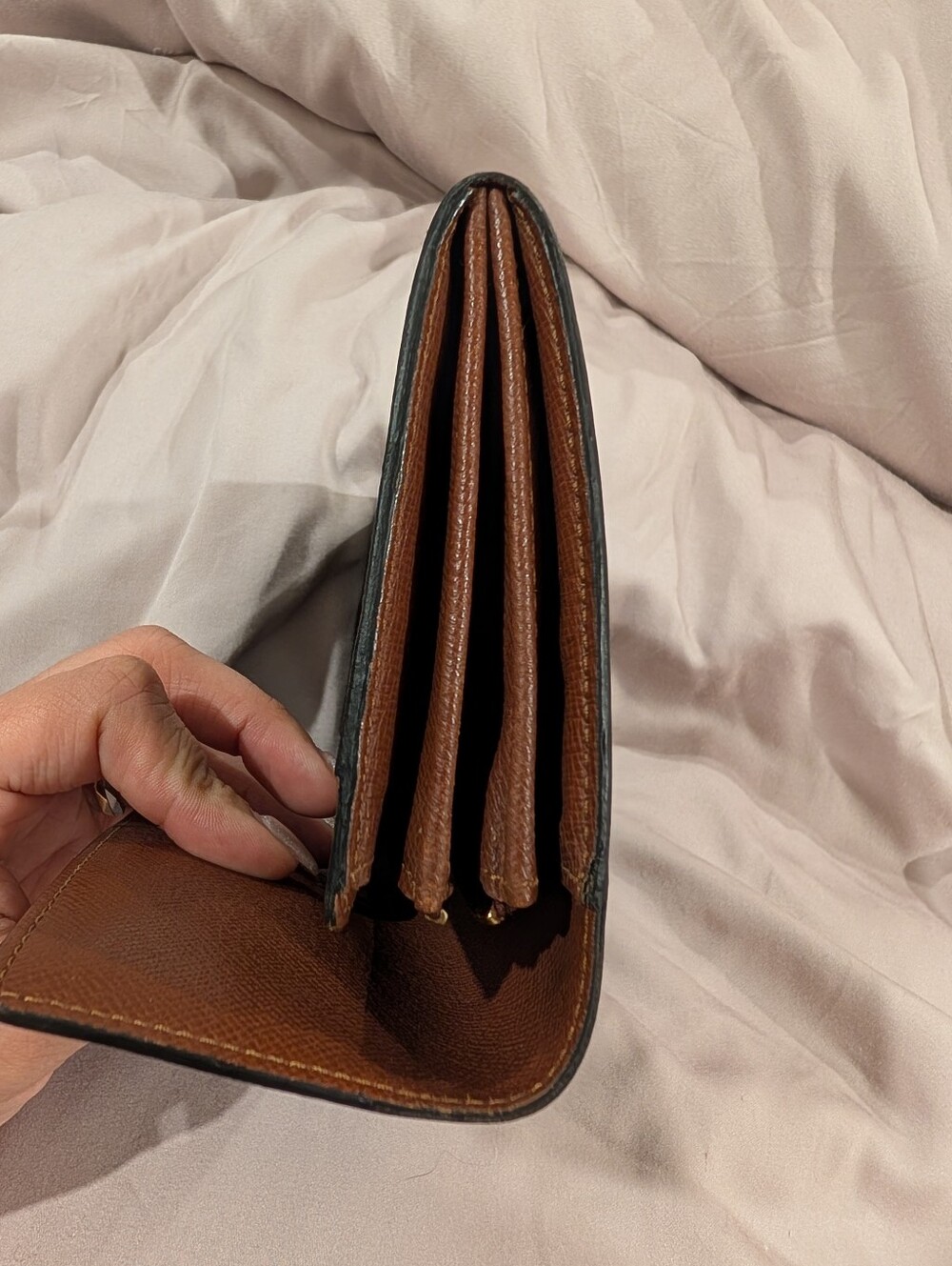 Louis Vuitton Monogram Canvas Chain Wallet in Brown - Picture 4 of 5